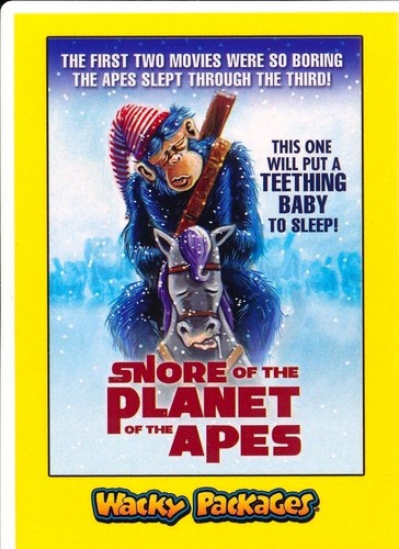 "Tarjetas adhesivas amarillas ""ELIGE UN SOLO"" de Wacky Packages Go To The Movies 2018 👀 - Imagen 64 de 90