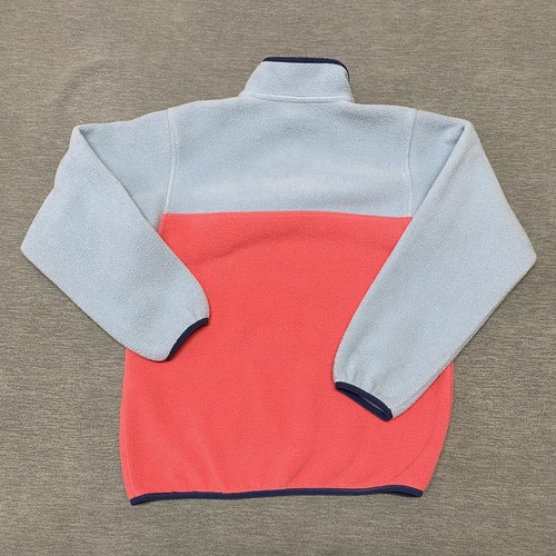 Patagonia Synchilla Snap-T Fleece Sweatshirt Girls Size Large 12 Blue Pullover - Picture 10 of 10