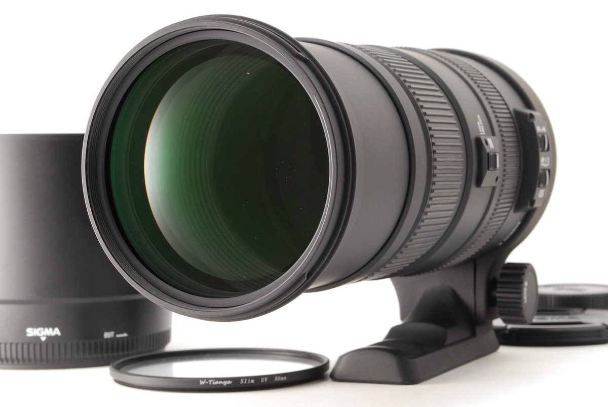 Top Mint w/Hood] Sigma AF 150-500mm f/5-6.3 DG OS HSM APO Lens