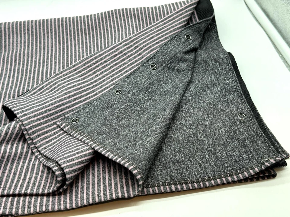 LULULEMON фиолетовый серый полоски VINYASA ШАРФ RULEU надежном один размер - Изображение 4 из 4