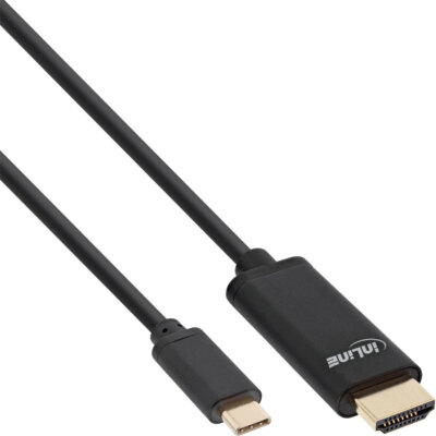 InLine USB Display Kabel, USB-C zu HDMI Stecker Längenauswahl