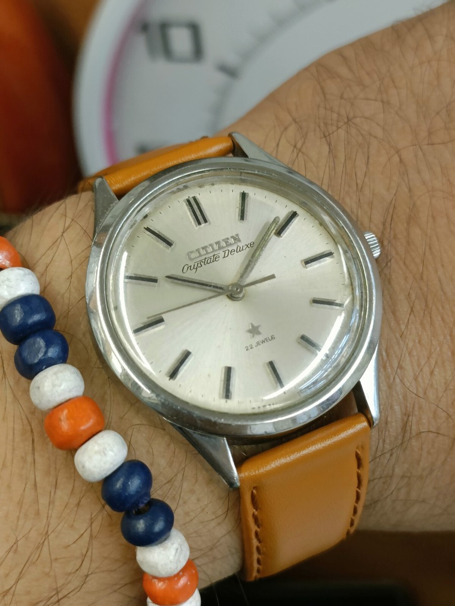 1001のバイオリン　シチズン、ディーゼル VINTAGE CITIZEN DELUXE 22 JEWELS MANUAL WIND MEN'S JAPAN