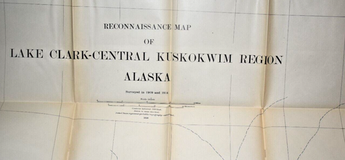 Clark-Central Kuskokwim Region Alaska by Philip S Smith 1917 w/ Maps Illustrated - Foto 12 di 17