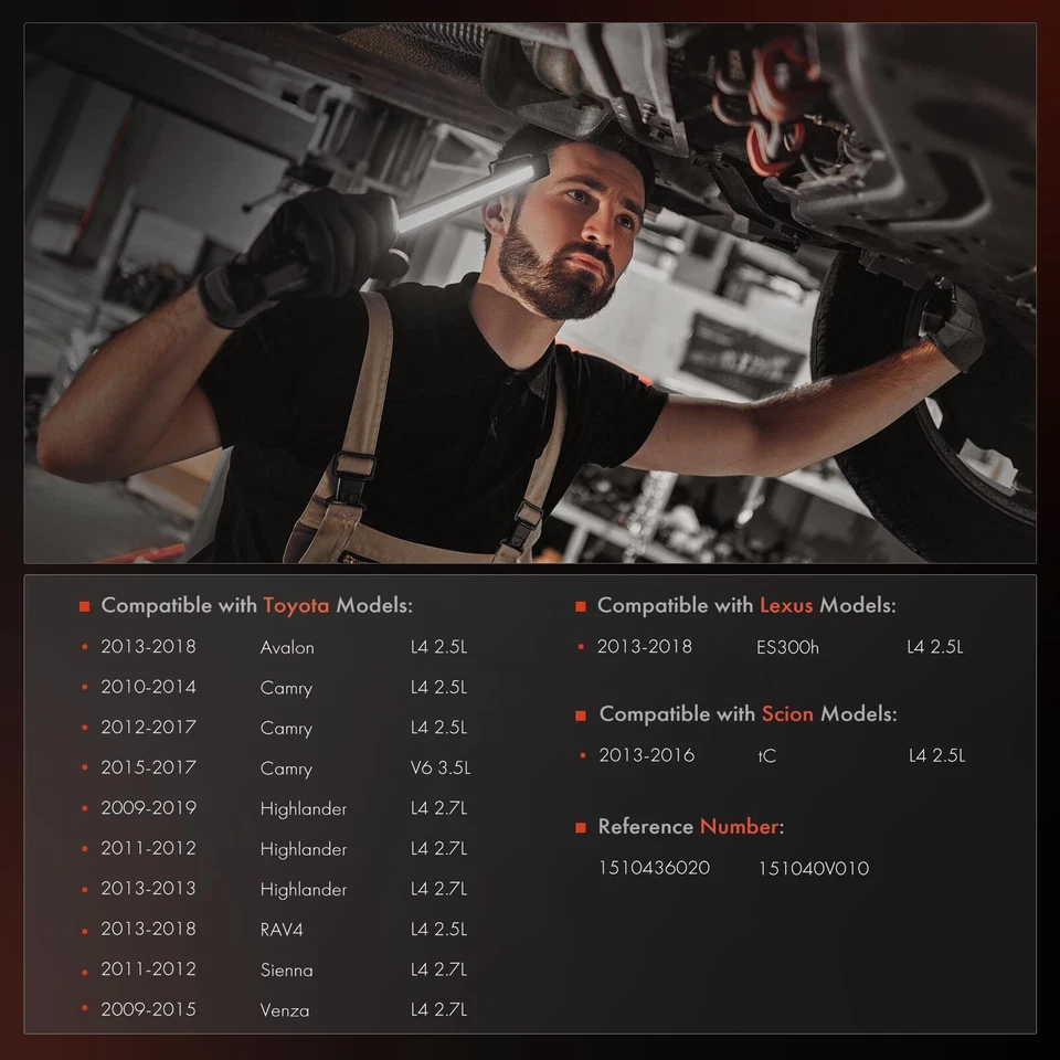 Tubo de camioneta de aceite de motor para Toyota RAV4 Camry Highlander Scion tC Lexus ES300h Foto 2 de 4