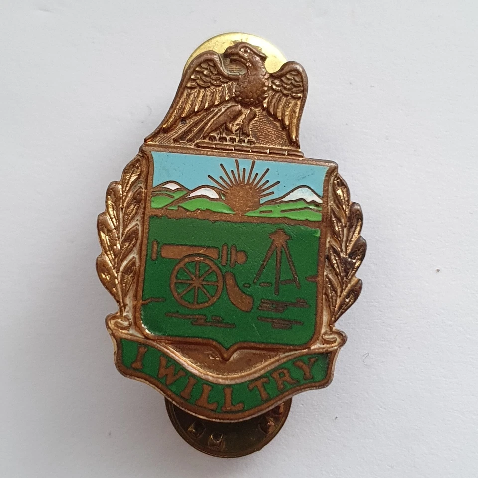Military academy Norwich University Vintage Enamel pin badge - CB Meyer USA - Image 3 of 3