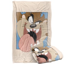Looney Tunes Taz Closeup Silky Touch Super Soft Throw Blanket