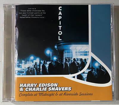 HARRY EDISON & CHARLIE SHAVERS Complete At Midnight/Riverside Sessions CD