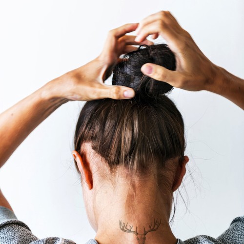 100 Pezzi Rete per Capelli per Avvolgere Reti per Capelli Balletto Nido per Dormire Panino - Foto 11 di 11
