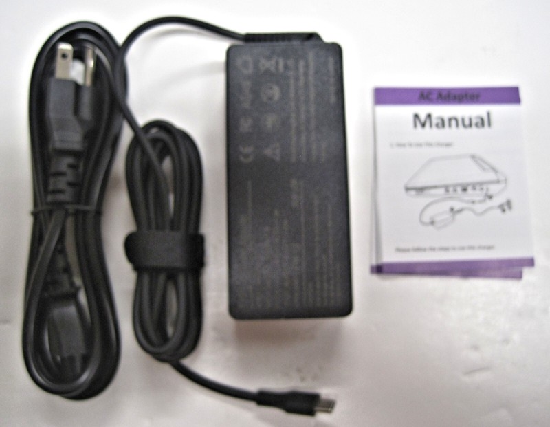 65W USB-C Variable Voltage Adapter/Charger for Lenovo +More - Read Description