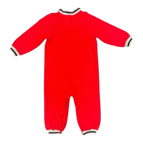 Traje de Salto Vintage Plaza Sésamo Bordado 24 Meses Pantalones a Presión Fútbol - Imagen 4 de 6