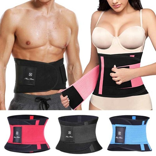 Faja Reductora de Neopreno Pierde baja Peso Suda Sauna Quema Grasa Cinturón EE. UU. - Imagen 5 de 34