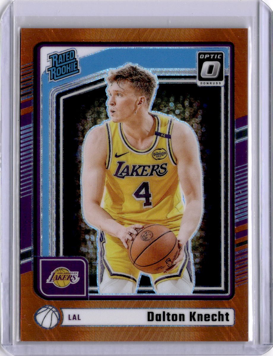 2024-25 Donruss Optic #256 Dalton Knecht Hyper Orange #/299