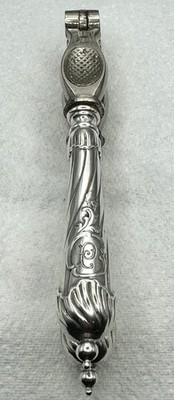 Antike deutsche J.A. Henckels 800 Silber Nussknacker mit Henkel vom Zwillings Werk
