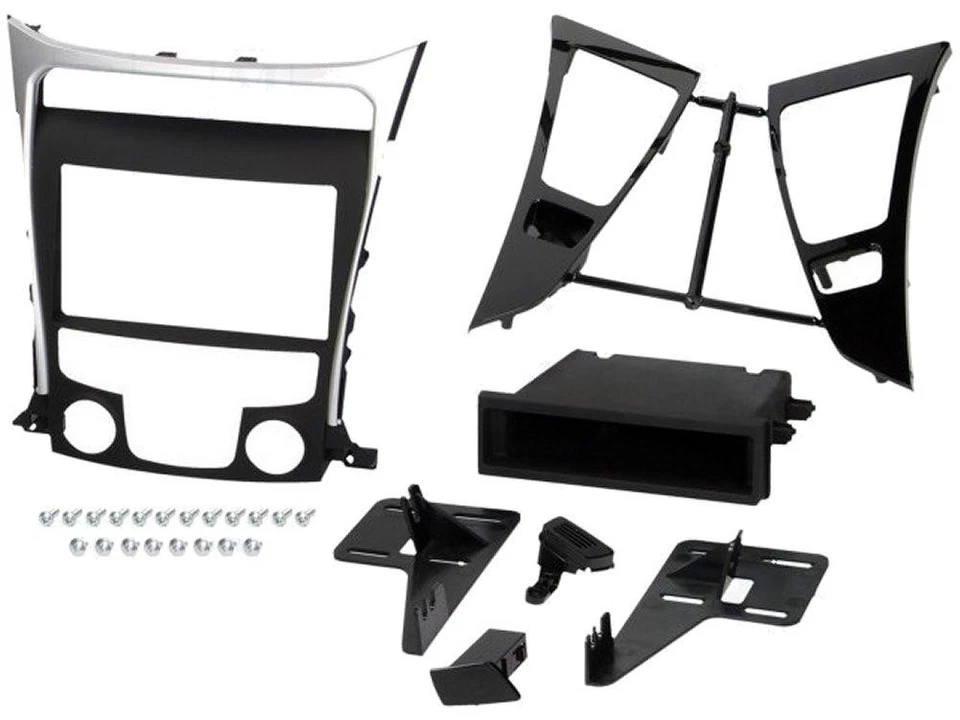Kit 1Din ou 2Din compatible avec Hyundai Sonata 11-13 - clim manu - noir et arge - Photo 1/1