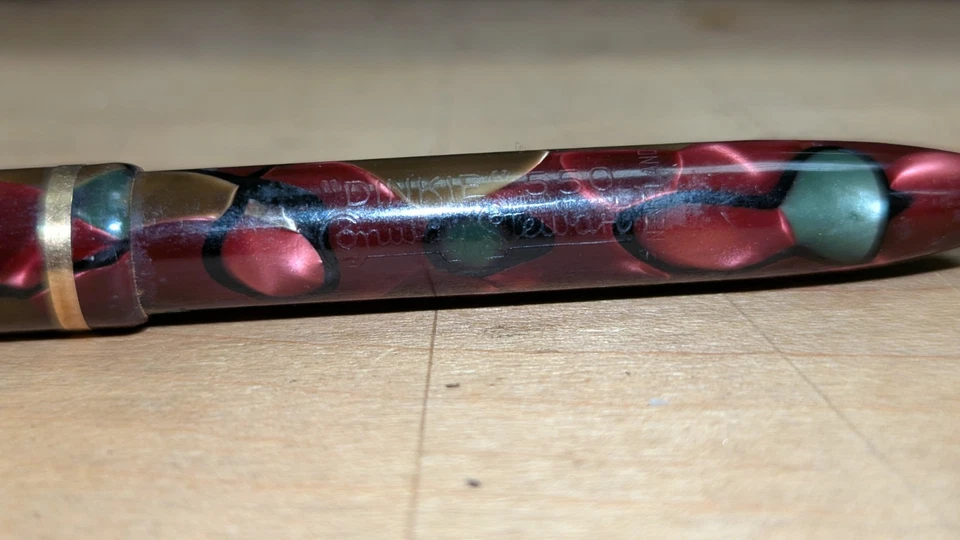 CONWAY STEWART DINKIE 550 JUEGO DE PLUMAS ESTILOGRÁFICAS Y LÁPICES Nº 25 ORO 14 CT ¡LEER! Foto 2 de 4