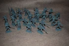 Marx John Wayne Alamo foot Mexican soldiers, shako & sombrero