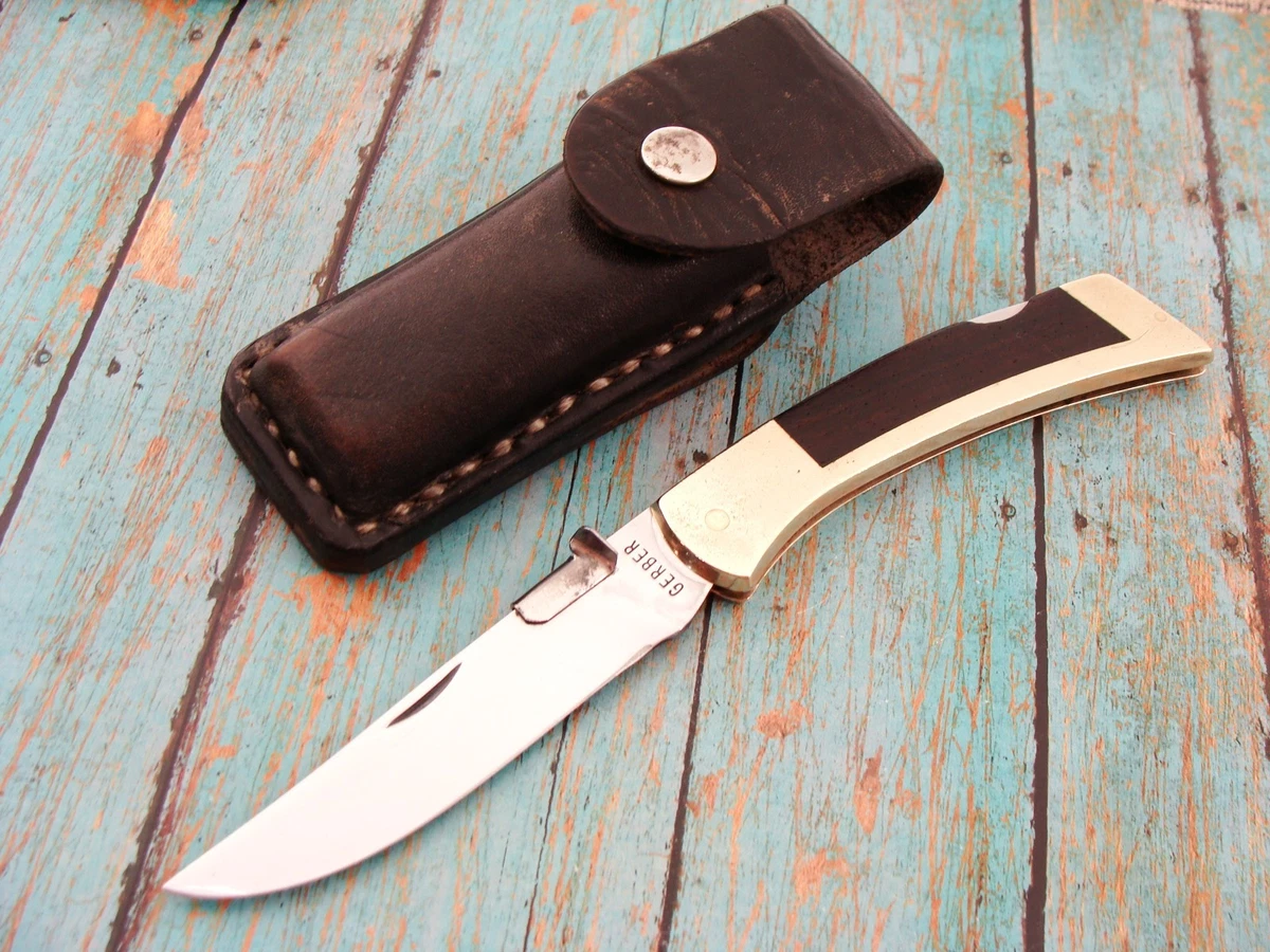 Gerber Sportsman Knife In Collectible Vintage Factory Manufactured