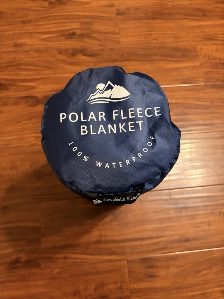 Kawagebo Kamp Camping BlanPolar Manta de Vellón Manta de Camping Manta de Exterior Foto 2 de 4