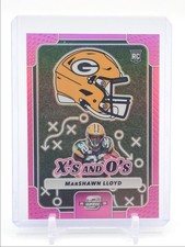 MARSHAWN LLOYD 2024 CONTENDERS OPTIC X'S AND O'S ROOKIE PINK RC /75 Q3946