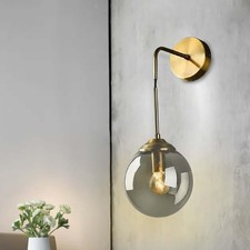 Image of Glass Wall Lamp Bedside Lamp Wall Light Gold Lighting for Dining Room Staircase
