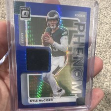 Panini Donruss Optic 2025 Kyle McCord Rookie Phenoms Prizm #RPBH-KMD Eagles NFL
