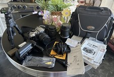 Canon Eos Digital Rebel 300D, 2Extra Lenses, Paperwork, Tripod, Battery Pack