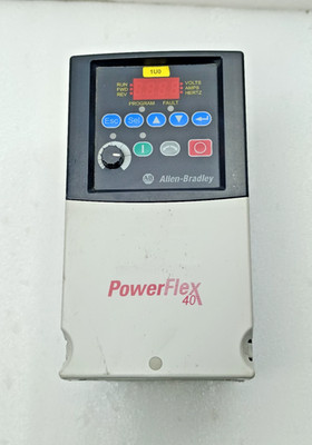 Allen-Bradley 22B-D010N104 PowerFlex 40 4kW 5PS VFD 3PH 480V AC Drive - AS ITIS