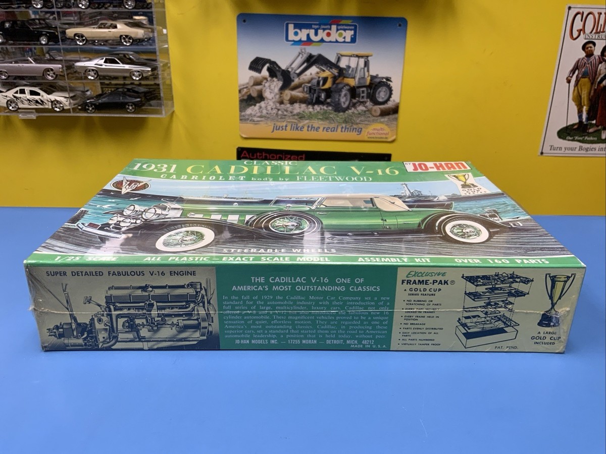 JO HAN 1931 CADILLAC CABRIOLET GC 431: 198 GOLD CUP SERIES MODEL