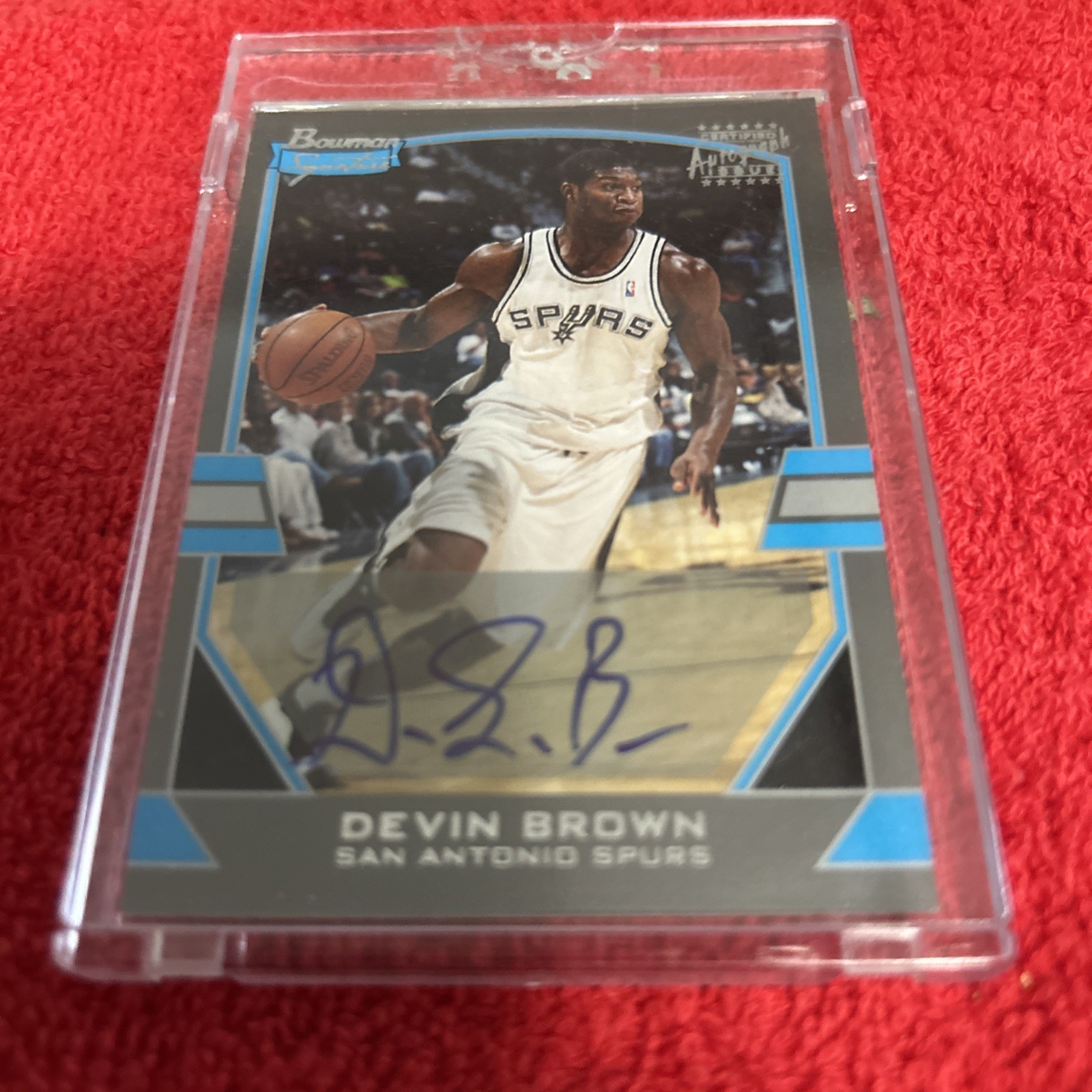 2003 BOWMAN Signatures 63 DEVIN BROWN/1250