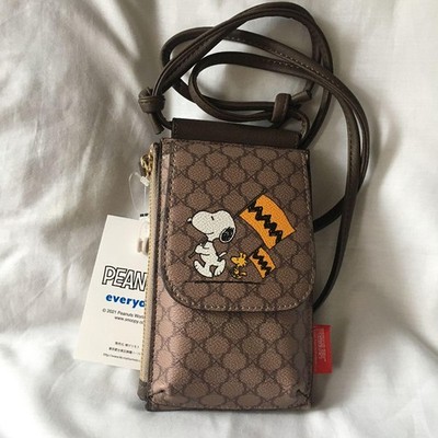 Peanuts Snoopy Smartphone Shoulder Bag Shimamura 2021
