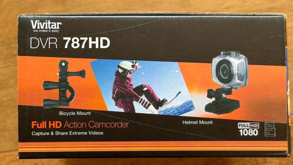 Vivitar DVR 787HD 1080 Full Action Camcorder New In Box - Image 2 of 4