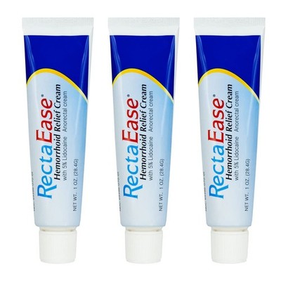 Lidocaine Hemorrhoid Relief Cream 5% - Rapid Numbing Treatment (3 Pack)
