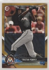 2018 Bowman Draft Gold 8/50 Tristan Pompey #BD-129 g6p