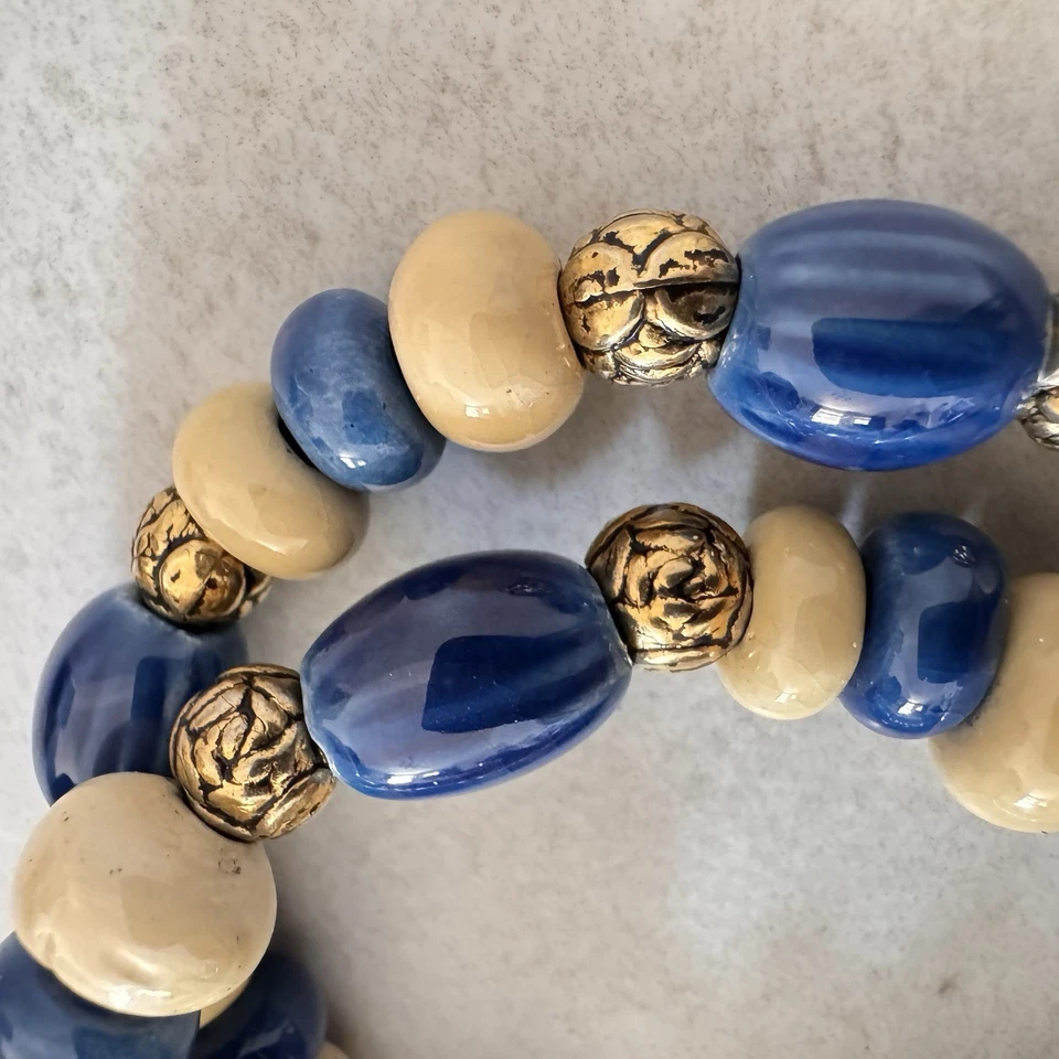 Vintage Kette aus Keramik - Bild 4 von 4