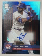 2024 Topps Big League Big League Auto Leody Taveras (#BLA-LT) Rangers