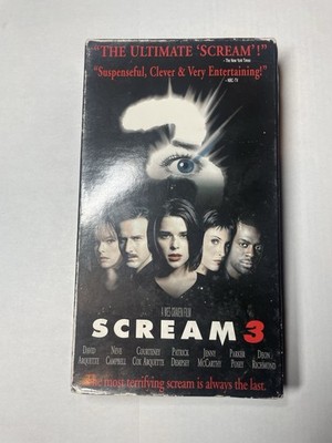 Scream 3 (VHS, 2000) Tested And Working