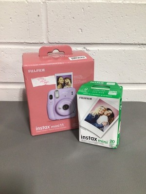 Fujifilm Instax Mini 11 Instant Camera Lilac Purple With Film Automatic Exposure