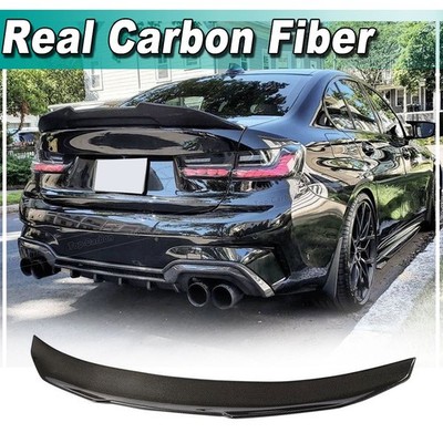 For BMW G20 330i M340i G80 M3 2018-2024 REAL Carbon Rear Trunk Boot Spoiler Wing