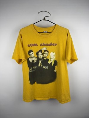 Vintage 1999 Coal Chamber Rare Yellow Chamber Music Nu Metal Blue Grape XL 23x29