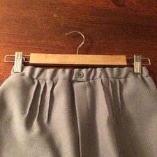 Vintage Christenfeld Women's Gray Pants Small size Made In USA Elastic Waist