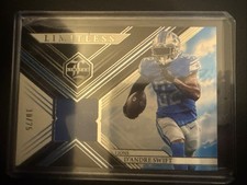 2022 Panini Limitless Materials D'Andre Swift #LM-DSW Spotlight Silver 10/75