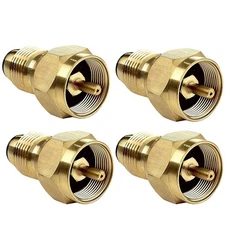 4pcs Propane Refill Adapter Lp Gas 1 Lb Cylinder Tank Coupler Heater
