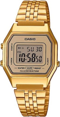 Casio LA680WEGA Retro Collection Damen Armbanduhr Digital 29 mm Gold