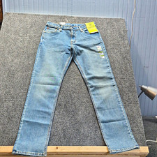 Levi's Men's Slim Straight Stretch Jeans Light Wash Blue Low Rise 5-Pocket NWT