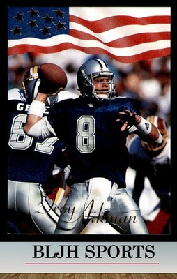 1992 All World #SG1 Troy Aikman Dallas Cowboys (4A1) | eBay