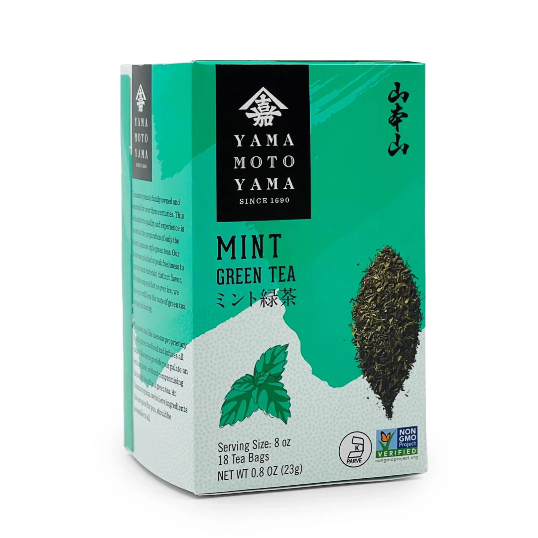 ミント緑茶 (18 Tea Bags), 0.8 Oz (23g)