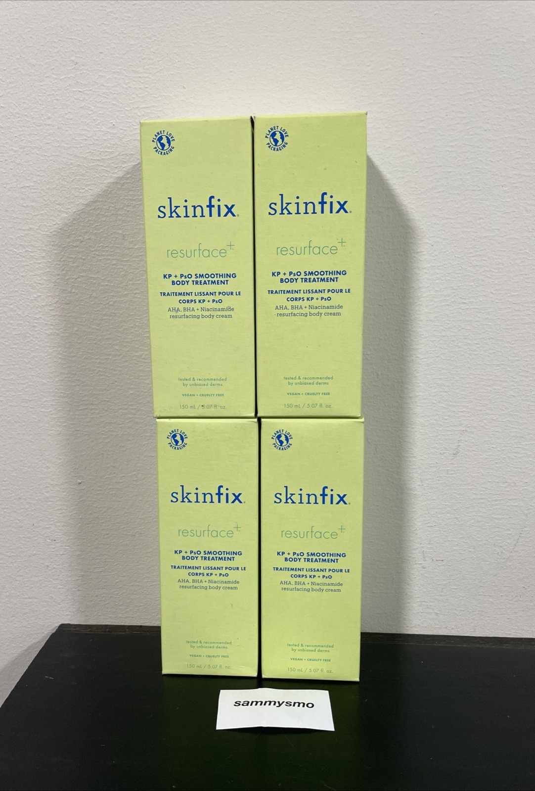 skinfix resurface KP+ PSO Smoothing Body Treatment cream 5.07 oz / 150 mL x4