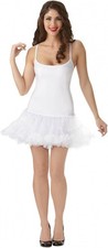 Amscan 848055 White Petticoat Dress, Adult Medium/Large Size