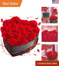 16-Piece Preserved Rose Birthday Gifts for Women, Eternal Rose Preserved Flow...