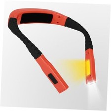 Neck Reading Light LED Brightness Rechargeable 10-80Hrs Bendable Book Orange